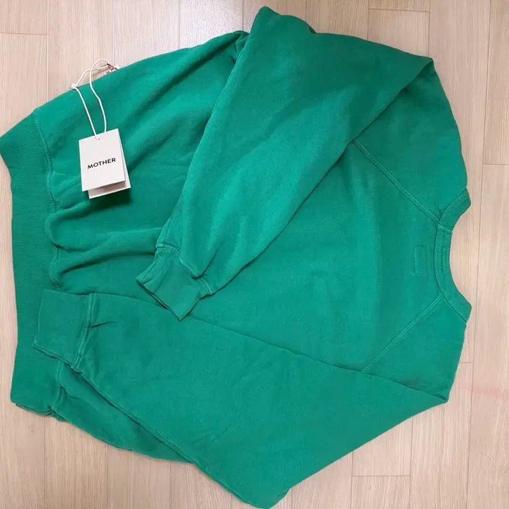 [BUNJANG] Mother BUCK WILD Green Sweatshirt - Small / 마더 BUCK WILD 맨투맨 그린 사이즈 스몰