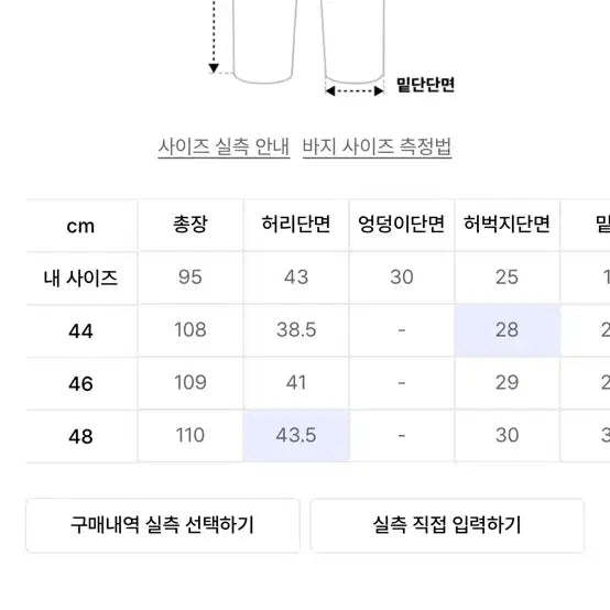 [BUNJANG] Elmood Slash Flare True Blue Jeans / 엘무드 슬래시 플레어 트루블루 (48)