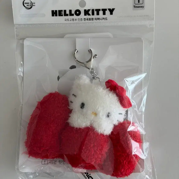 [BUNJANG] Sanrio Hello Kitty T-money Transportation Card Keyring / 산리오 헬로키티 티머니 교통카드 키링 판매 폼폼푸린 쿠로미 한교동