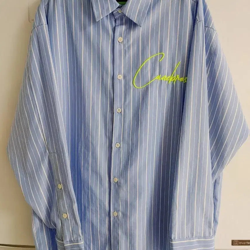 [BUNJANG] Kane Bros Striped Shirt Blue / Kane Bros 스트라이프 셔츠 블루