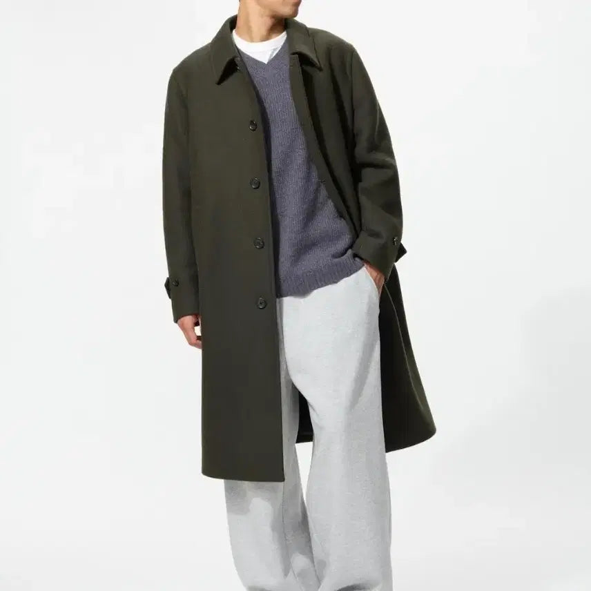 [BUNJANG] Uniqlo Balmacaan Coat (XL) / [새상품 XL] 유니클로 발마칸 코트