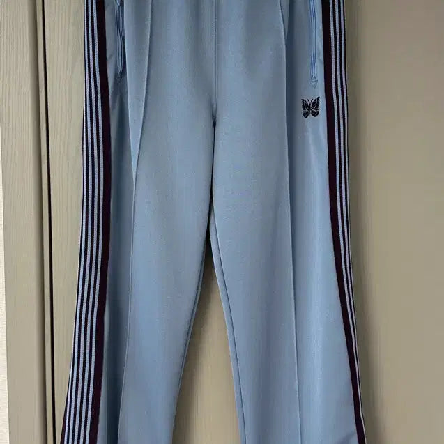 [BUNJANG] Needles Track Pants Socks Blue Straight Fit M / 니들스 트랙팬츠 삭스블루 스트레이트핏 M