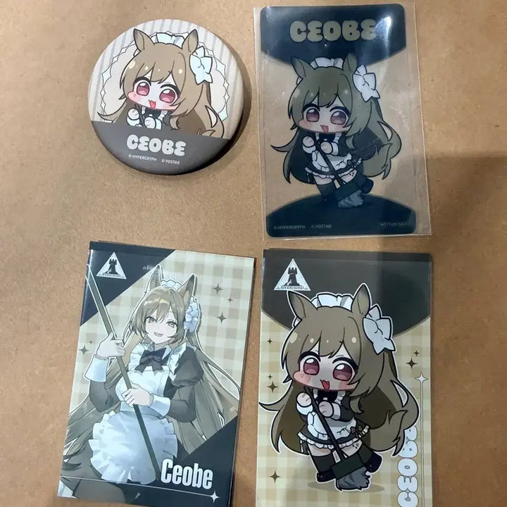 [BUNJANG] Arknights Seobe Goods Set / 명일방주 세오베 굿즈 세트