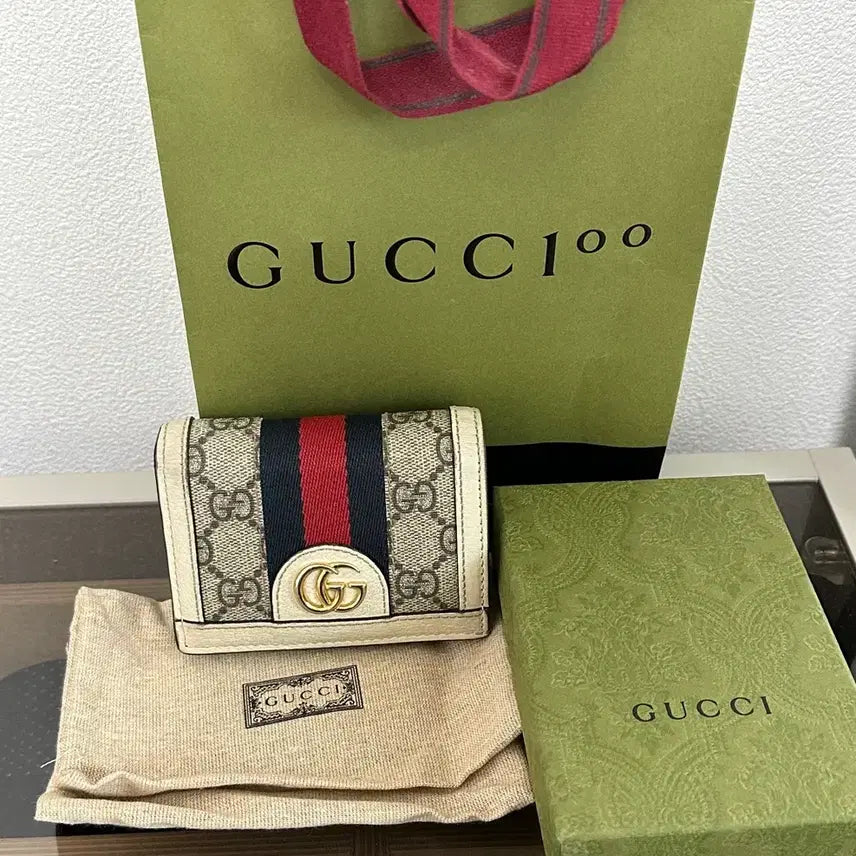 [BUNJANG] Gucci Ophidia GG Card Wallet / 구찌 오피디아 GG 카드지갑 / 정가81만