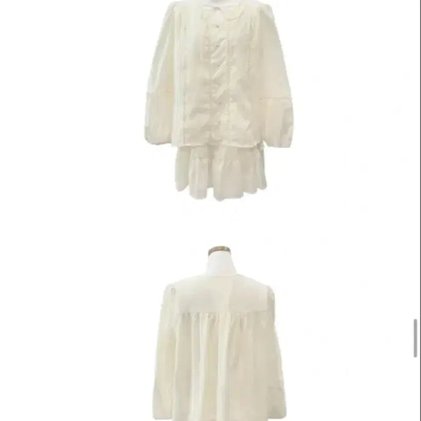 [BUNJANG] Dayroze Shirring Blouse and Skirt Set / 데이로제 유어 셔링 블라우스 스커트 세트