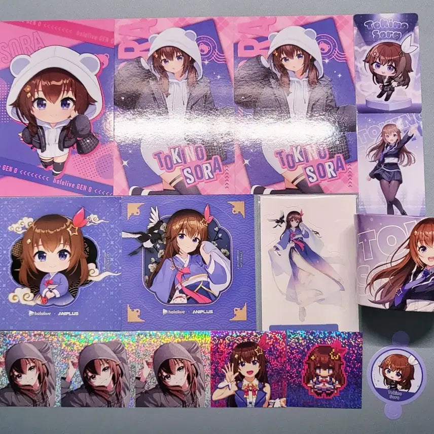 [BUNJANG] Tokino Sora Hololive Vsquare Aniplus Collaboration Cafe Goods / 홀로라이브 토키노소라 팝업 브이스퀘어 애니플러스 콜라보카페 굿즈