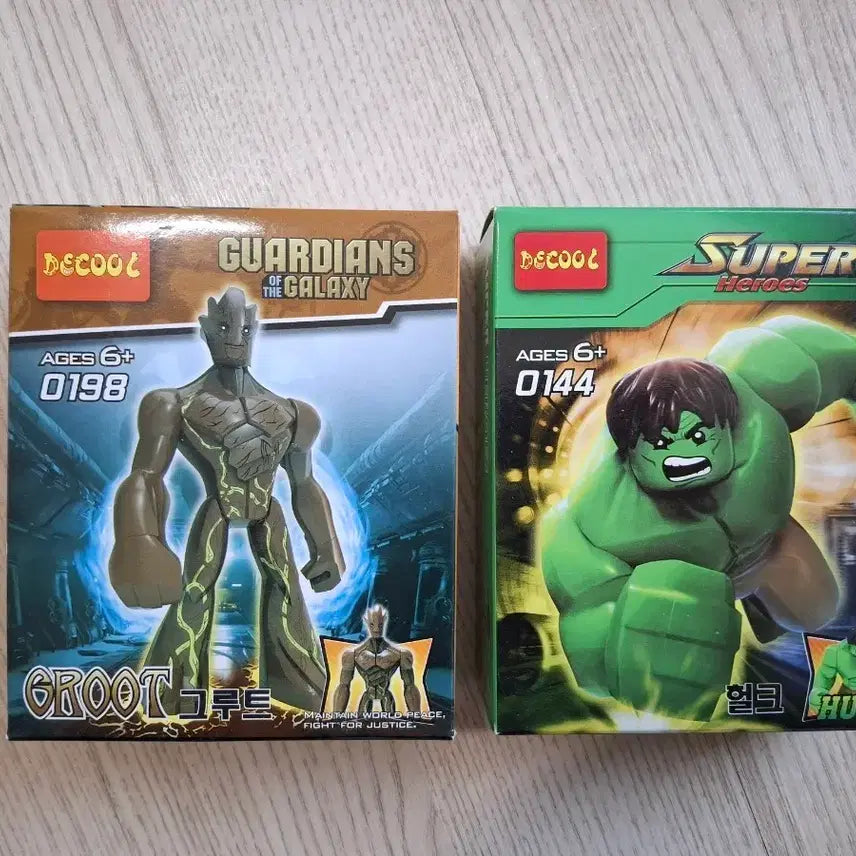[BUNJANG] DECOOL Groot Hulk Compatible Building Blocks / DECOOL 그루트 헐크 레고 호환 블럭