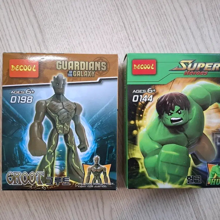 [BUNJANG] DECOOL Groot Hulk Compatible Building Blocks / DECOOL 그루트 헐크 레고 호환 블럭