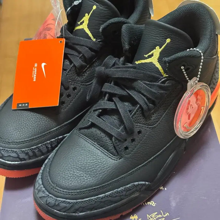 [BUNJANG] Nike Air Jordan 3 x J Balvin Retro Rio Sneakers / 나이키 에어 조던 3 x 제이발빈 레트로 리오 255mm