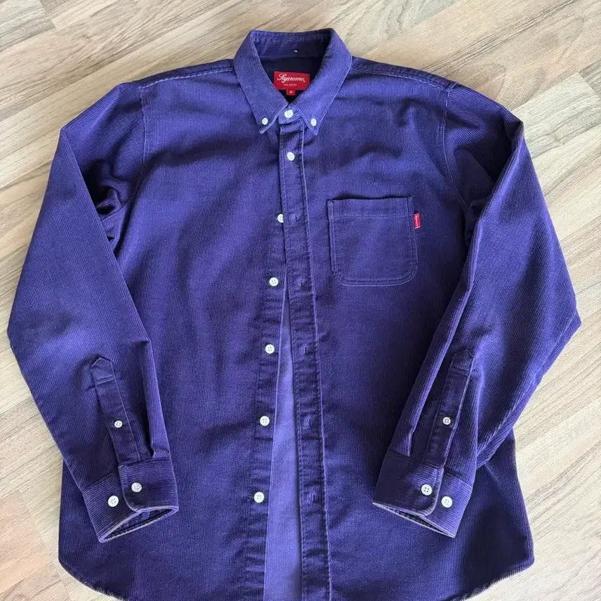 [SOLD OUT] 슈프림 22SS 코듀로이 셔츠 퍼플
