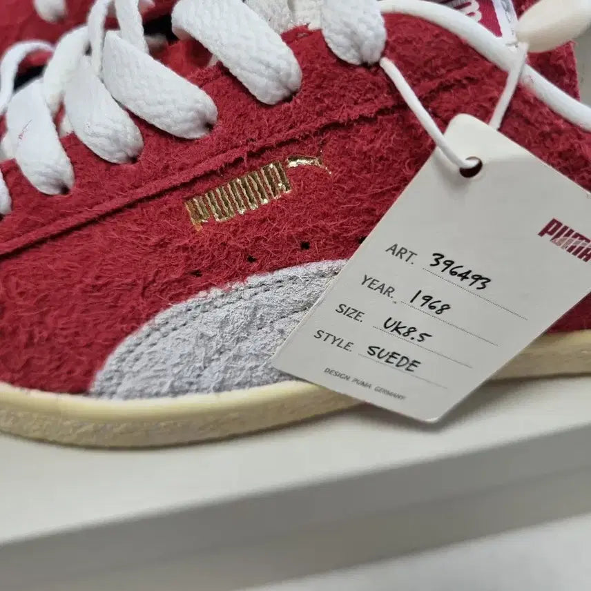 [BUNJANG] Puma Suede Vintage Red Sneakers Size 275 / 푸마 스웨이드 운동화 레드 새상품 275