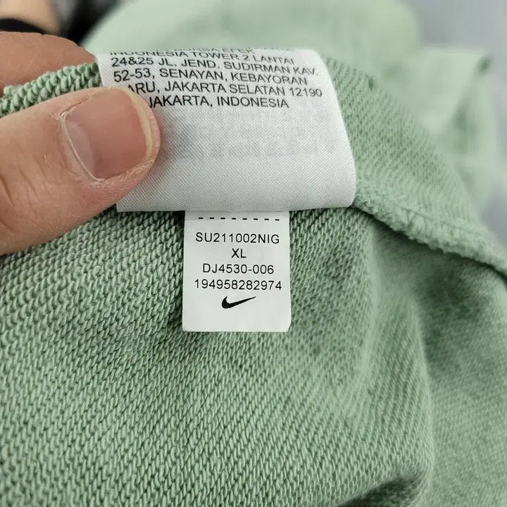 [BUNJANG] Nike Light Green Mint Swoosh Logo Jogger Sweatpants / 나이키 라이트그린 민트 스우시 로고 밴딩 조거팬츠 스웻팬츠 트레이닝복 3