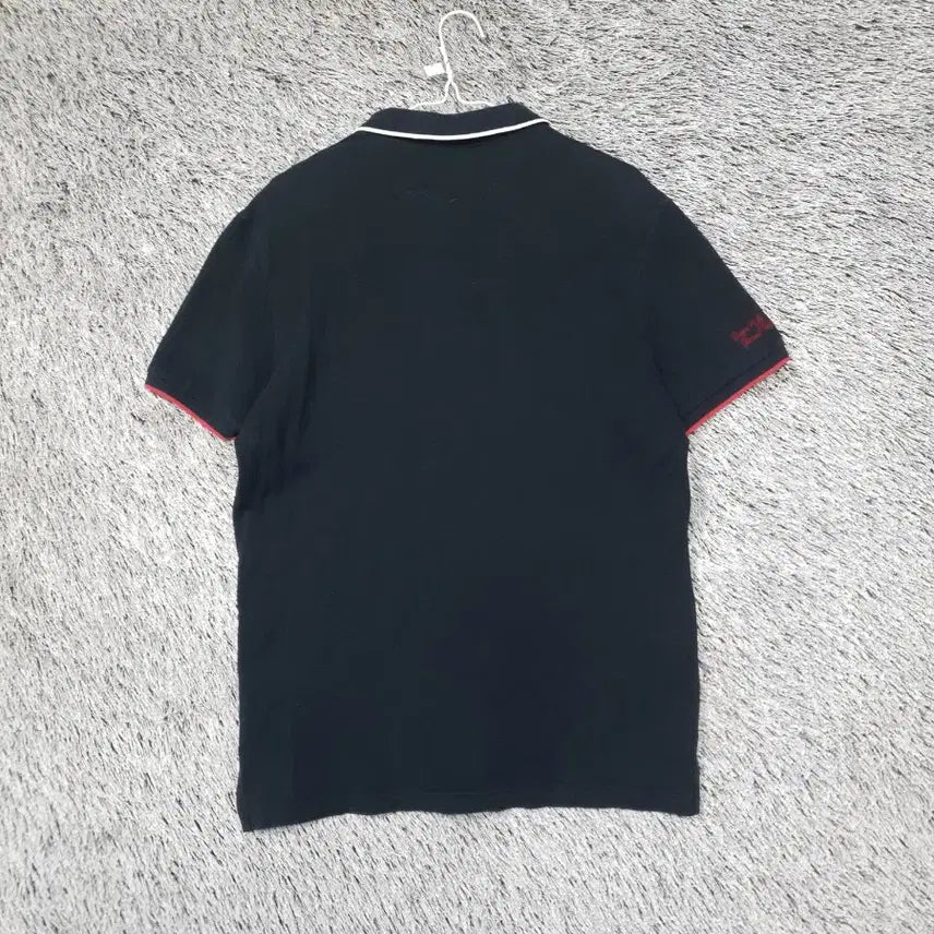 [BUNJANG] Beanpole Navy Collar Short Sleeve T-shirt / 빈폴 네이비 카라 반팔 티셔츠  1001206