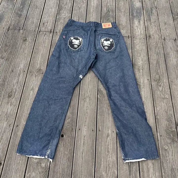[BUNJANG] Sakun Engineered Jeans Pants (W32-33) / 사쿤 엔지니어드진 팬츠 (W32-33)