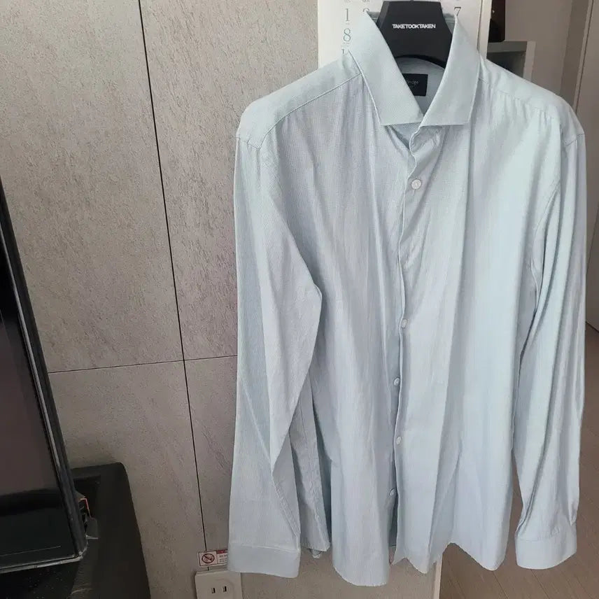 [BUNJANG] Mind Bridge Sky Blue Shirt (Size 100) / 마인드브릿지 하늘색 셔츠 실사이즈100