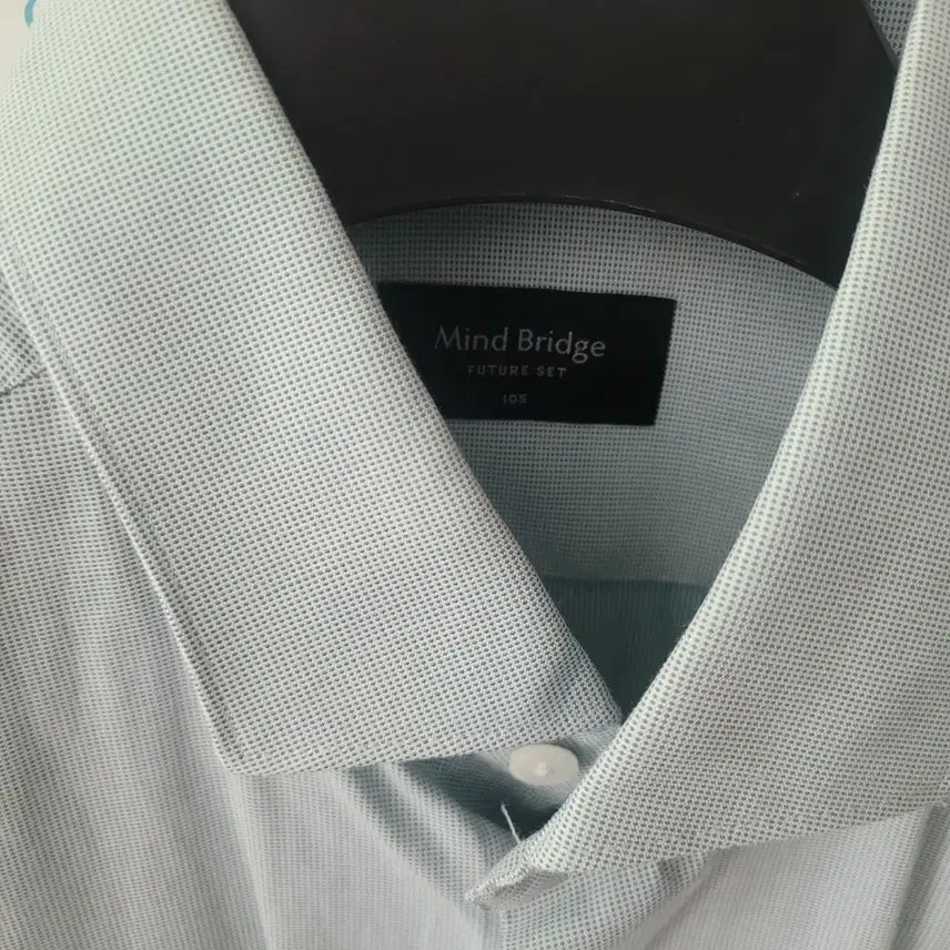 [BUNJANG] Mind Bridge Sky Blue Shirt (Size 100) / 마인드브릿지 하늘색 셔츠 실사이즈100