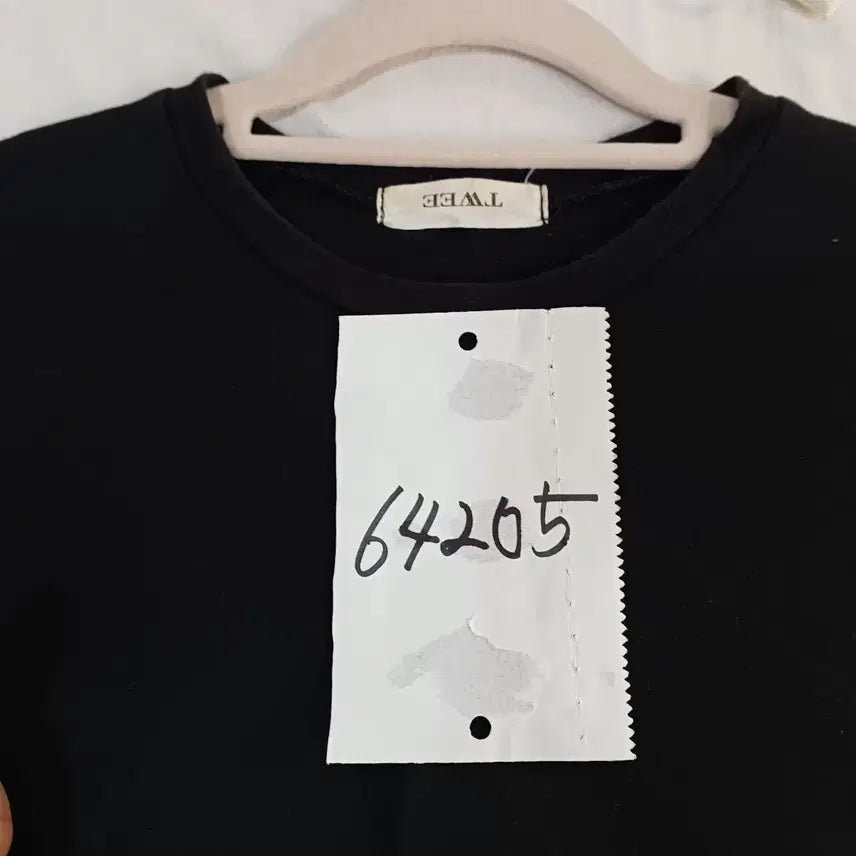[BUNJANG] Black Fringe Short Sleeve T-shirt / 블랙 프린지 반팔 티셔츠80~85사이즈여름  64205