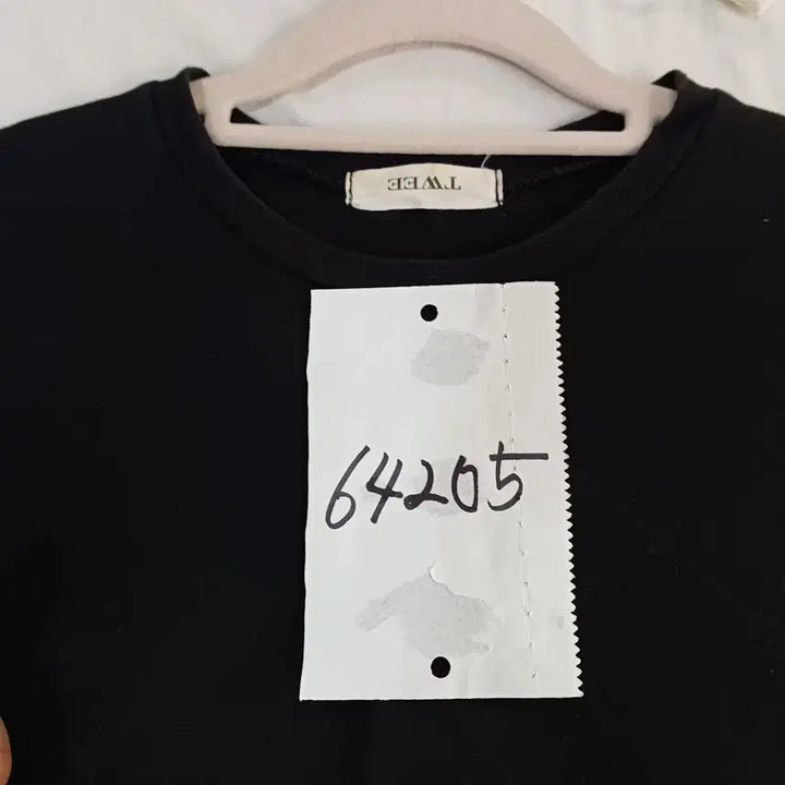 [BUNJANG] Black Fringe Short Sleeve T-shirt / 블랙 프린지 반팔 티셔츠80~85사이즈여름  64205