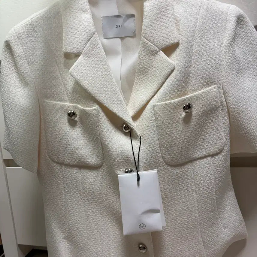 [SOLD OUT] ORE 오어 반팔 자켓 트위드 Lily Tweed Jacket F사이즈
