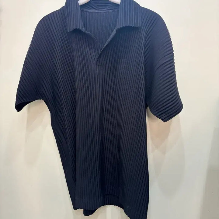 [BUNJANG] Homme Plissé Pleated T-shirt (Size 2) / 옴므플리세 빈팔티셔츠 2호입니다