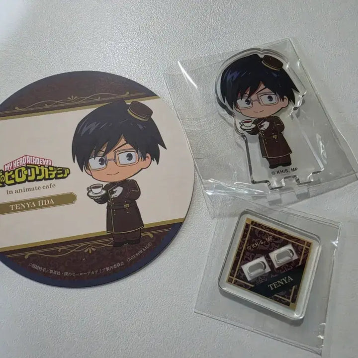 [BUNJANG] My Hero Academia X Nahia Collaboration Iida Acrylic Coaster / 히로아카 나히아 애니메이트 콜라보카페 이이다 코스터 아크릴
