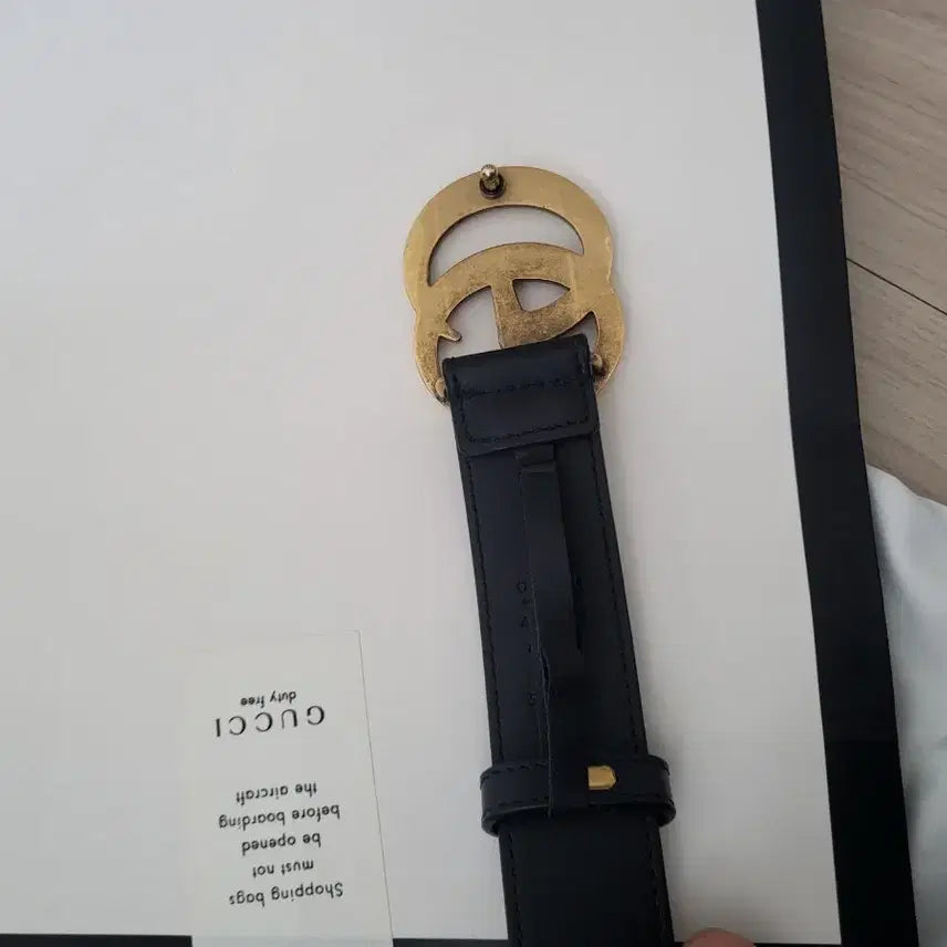 [SOLD OUT] 구찌 GG마몽 벨트 블랙