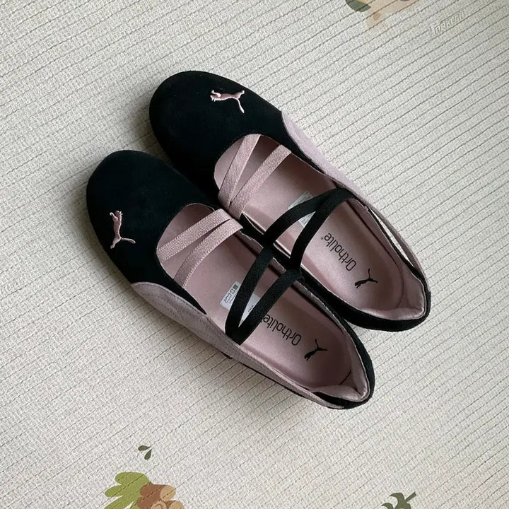 [BUNJANG] Puma Speedcat Ballet Suede Blackpink 250 Shoes / 퓨마 스피드캣 발렛 스웨이드 블랙핑크 250