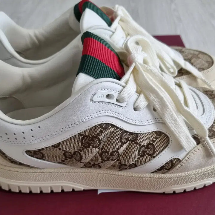 [BUNJANG] Gucci Rhyton Low Top Sneakers / 새상품급 백화점판 구찌 리웹 로우탑 스니커즈 6.5사이즈