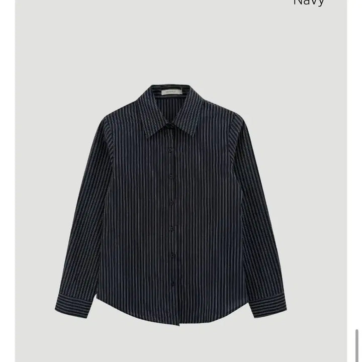 [BUNJANG] Nearwear Unusually Mate Stripe Shirt Navy S / 니어웨어 언유즈얼리 메이트 스트라이프 셔츠 네이비 S