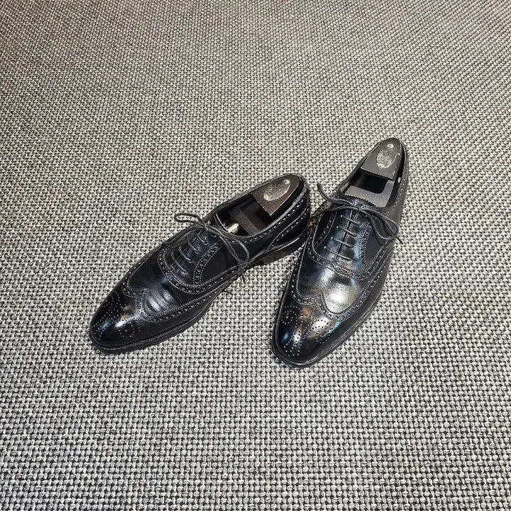 [BUNJANG] Crockett &amp; Jones Hand-Grade Clifford UK 6 Black Leather Brogues / 크로켓앤존스 핸드그레이드 clifford uk6