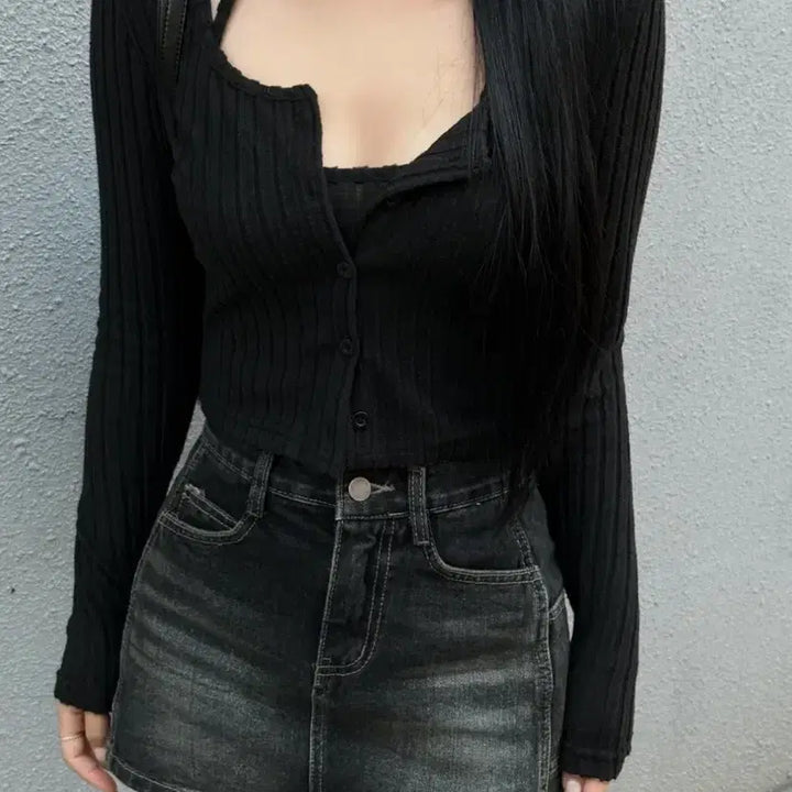 [BUNJANG] Ably Washed Denim Mini Skirt / 에이블리 워싱 데님 미니스커트