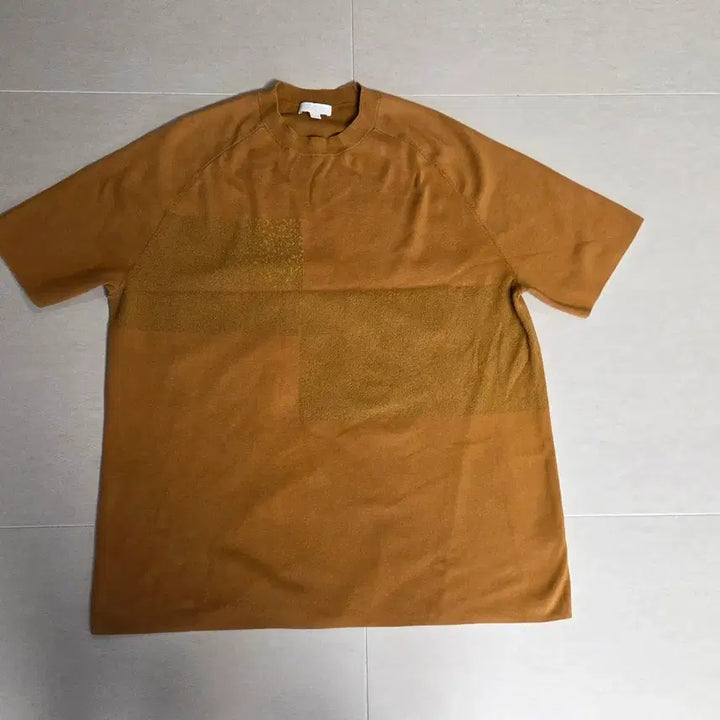 [BUNJANG] COS Textured V-Neck Knit Short Sleeve T-Shirt / COS 코스 텍스처드 베색 니트 반팔 티셔츠
