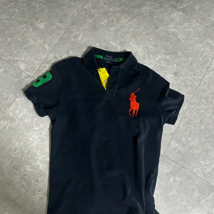 [SOLD OUT] 폴로 랄프로렌 빅포니 치프키프 반팔 카라 티셔츠 navy
