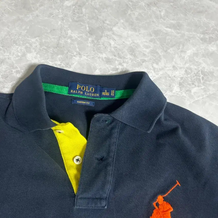 [SOLD OUT] 폴로 랄프로렌 빅포니 치프키프 반팔 카라 티셔츠 navy