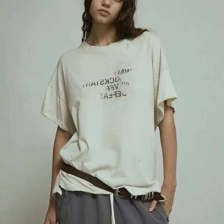 [BUNJANG] WKND Project Distressed Wash T-Shirt / wknd project distressed wash tee