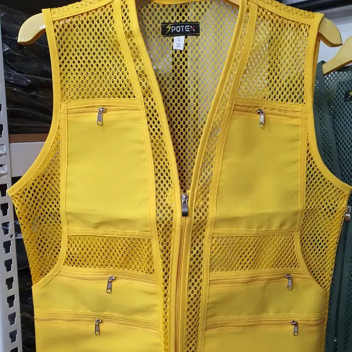 [BUNJANG] Korean Mesh Pocket Work Vest / 국산 주머니 망사조끼 작업조끼