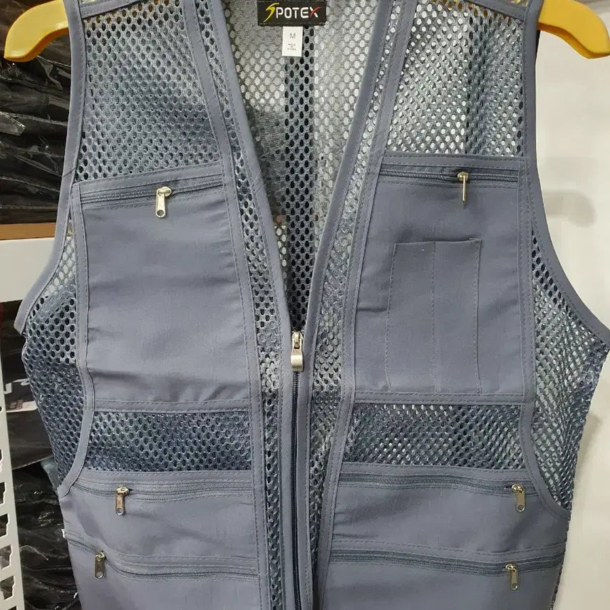 [BUNJANG] Korean Mesh Pocket Work Vest / 국산 주머니 망사조끼 작업조끼