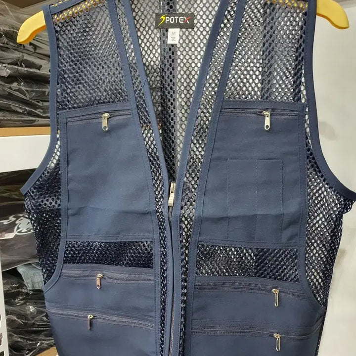 [BUNJANG] Korean Mesh Pocket Work Vest / 국산 주머니 망사조끼 작업조끼