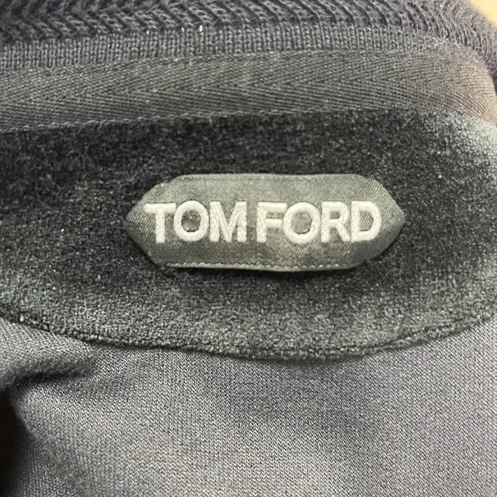 [BUNJANG] Tom Ford Velvet Velour Polo Shirt / 톰포드 벨벳 벨루어 카라티