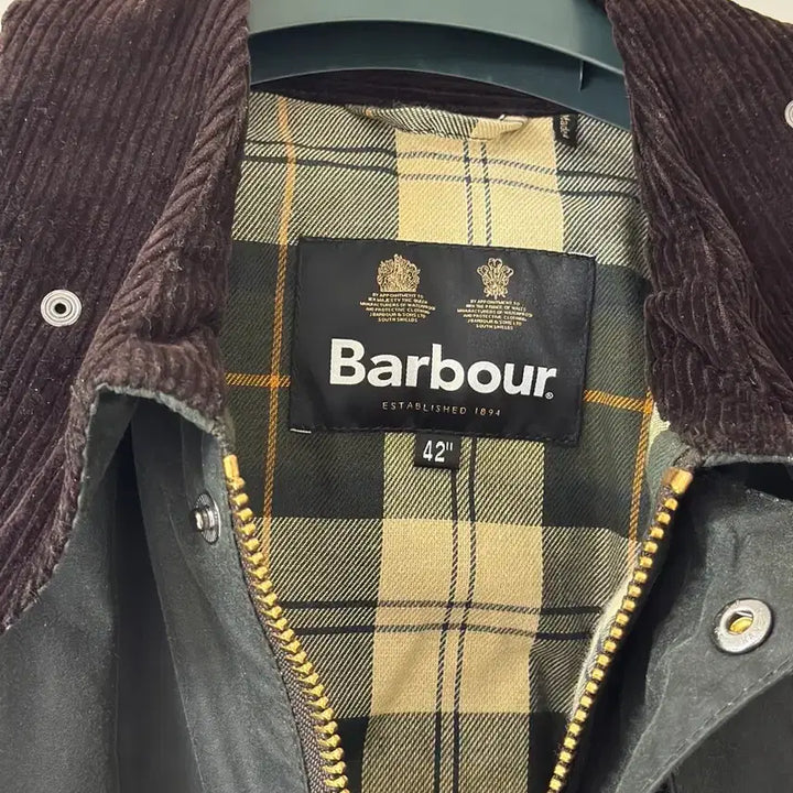 [BUNJANG] Barbour Transport Wax Jacket Sage 42 / 바버 트랜스포트 왁스 자켓 세이지 42