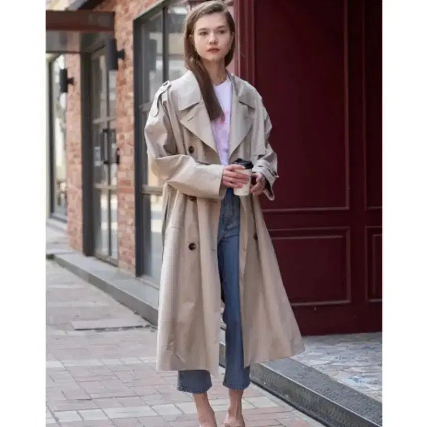 [BUNJANG] Anchor Trench Coat / 앵커 트렌치코트