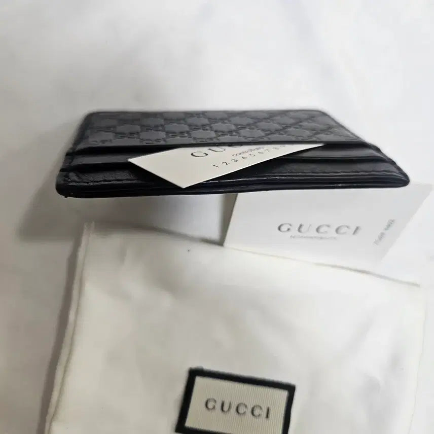 [BUNJANG] Gucci GG Card Wallet / 구찌 블랙 GG 카드지갑 모델 262837
