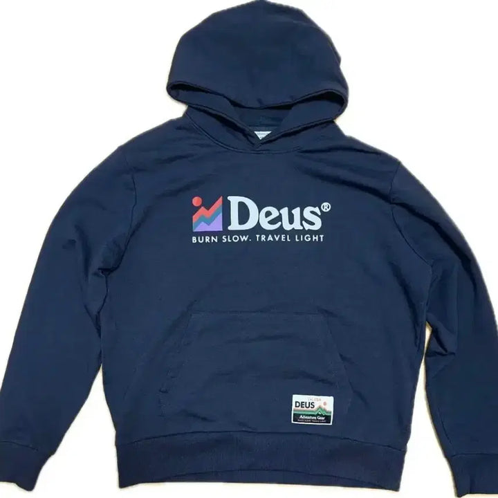 [BUNJANG] Deus Ex Machina Burn Slow Travel Hoodie / 데우스 엑스 마키나 후드티 L Burn Slow Travel light