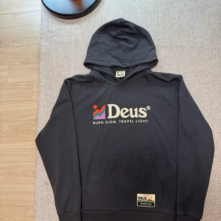 [BUNJANG] Deus Ex Machina Burn Slow Travel Hoodie / 데우스 엑스 마키나 후드티 L Burn Slow Travel light