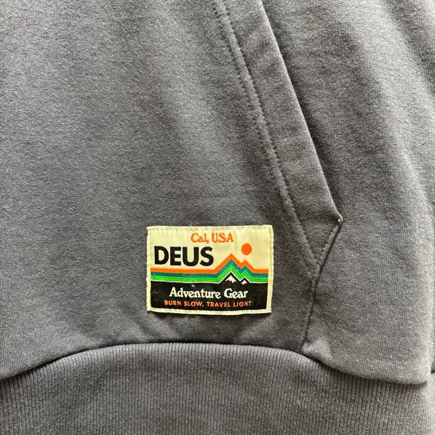 [BUNJANG] Deus Ex Machina Burn Slow Travel Hoodie / 데우스 엑스 마키나 후드티 L Burn Slow Travel light