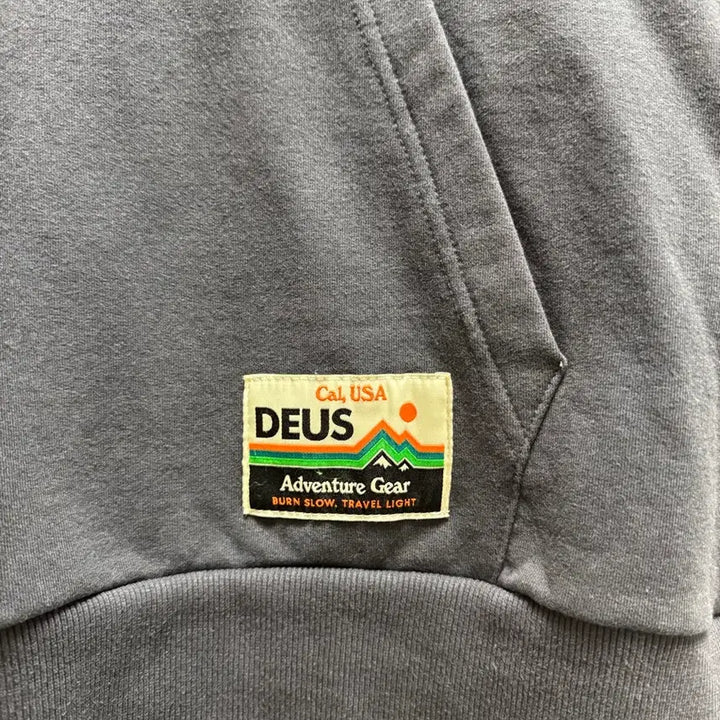 [BUNJANG] Deus Ex Machina Burn Slow Travel Hoodie / 데우스 엑스 마키나 후드티 L Burn Slow Travel light