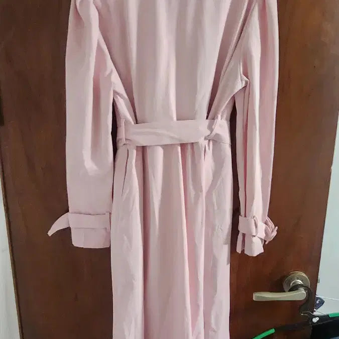 [BUNJANG] Pink Trench Coat Dress / 31. Fashion 핑크 트렌치 코트 원피스