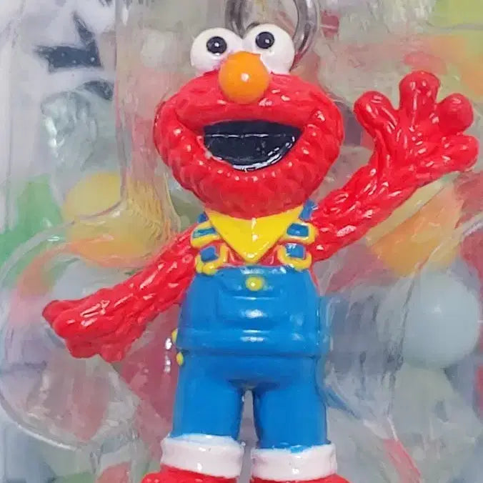 [BUNJANG] Sesame Street Elmo Strap Keychain (Sanrio License) / 2005년 세서미 스트리트 엘모 스트랩 키체인 | 산리오 라이선스 미개봉