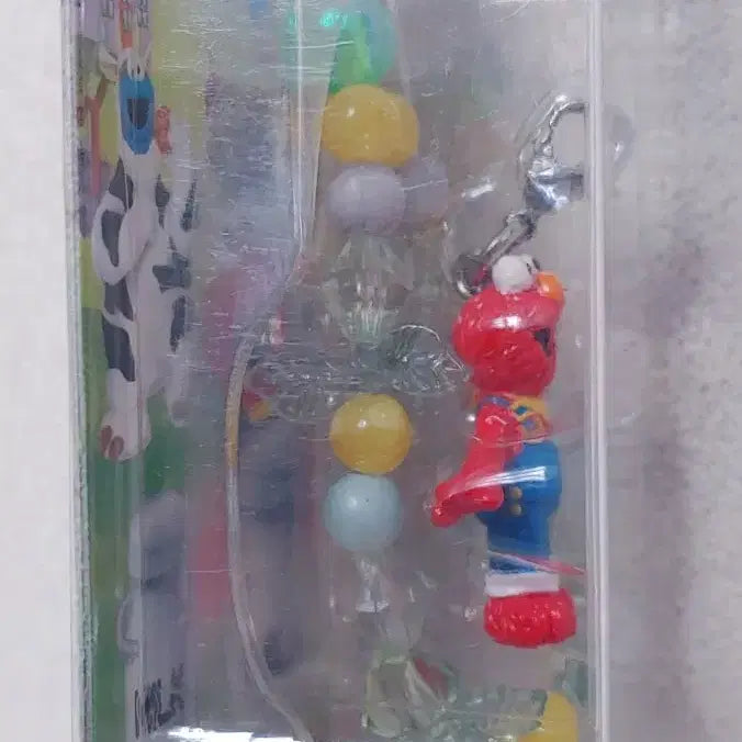 [BUNJANG] Sesame Street Elmo Strap Keychain (Sanrio License) / 2005년 세서미 스트리트 엘모 스트랩 키체인 | 산리오 라이선스 미개봉