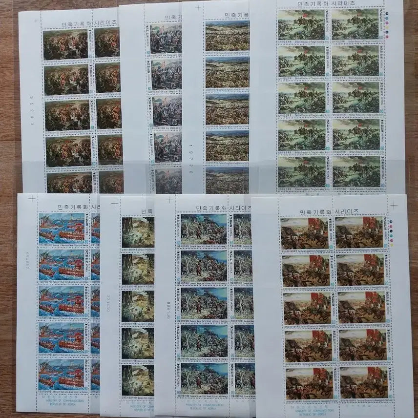 [BUNJANG] Korean National Painting Stamp Set / [우표]  민족기록화 완셋
